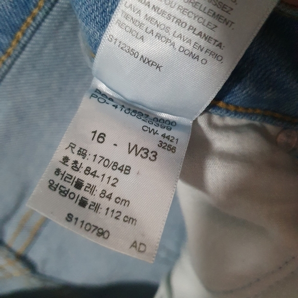 LEVI Heritage High-rise Jean Shorts Women's Plus‎ Size 16 - Picture 7 of 10